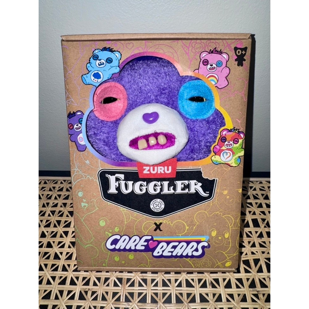 Zuru Fuggler x Care Bears RARE 'Catch Me' 9" Plush Monster - NEW in box